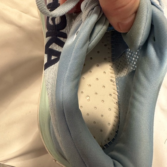 Hoka Sky Blue and Mint Running Shoes - Picture 10 of 11